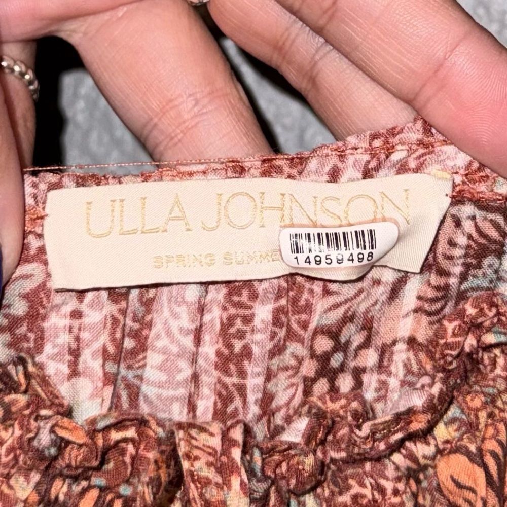Ulla Johnson Juniper Mini Dress In Rosebud Crimson Size 4 - Picture 4 of 6